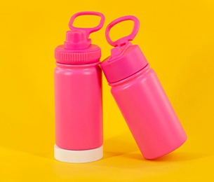 Design reusable kids water bottle with custom logo
